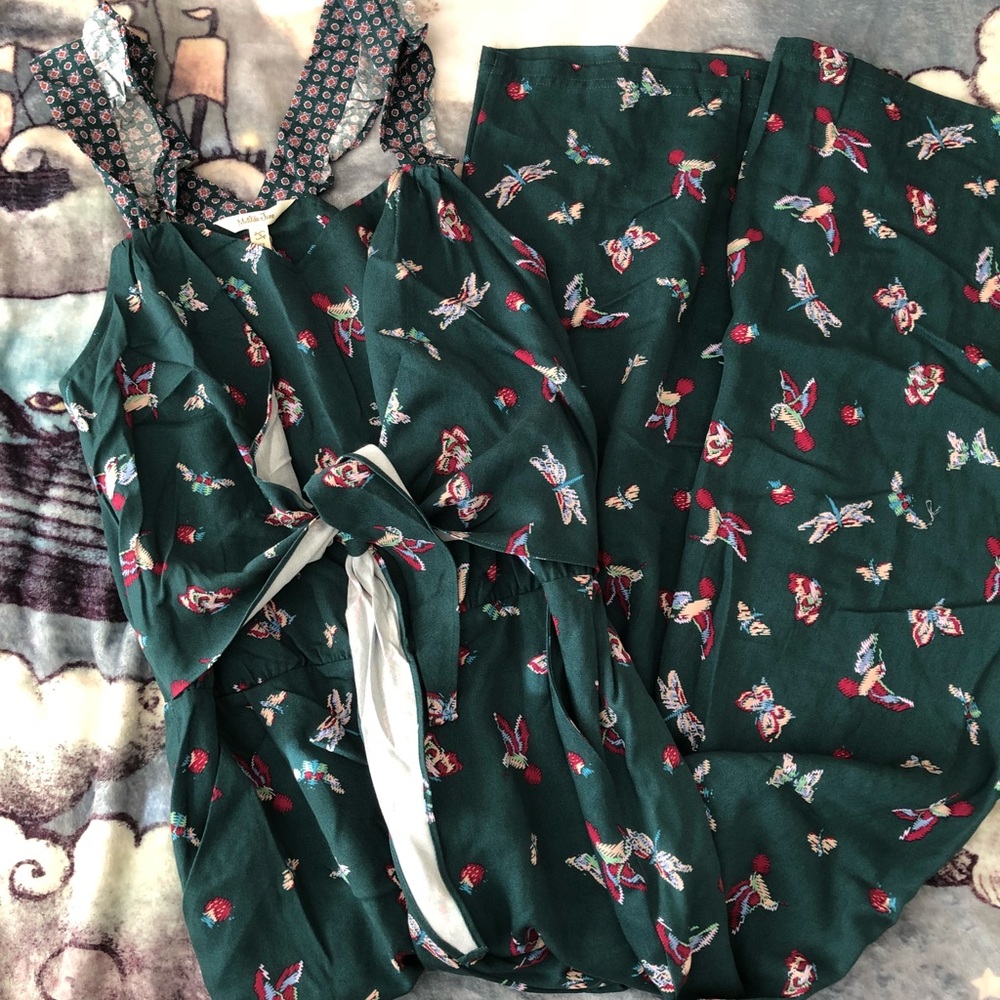 Matilda Jane Evergreen Dream Jumpsuit WOMENS small